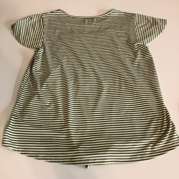 Btween & Cat & Jack Size 14 Girls Striped Top and White Top. Preloved - Picture 3 of 11